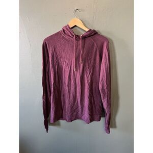 Good Man Brand Mens Red Pullover Hooded Sweatshirt Size Large